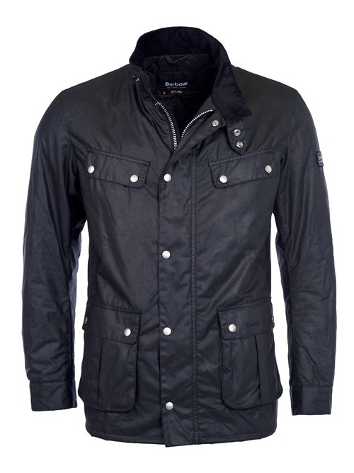 duke wax jacket BARBOUR INTERNATIONAL | MWX0337BK91